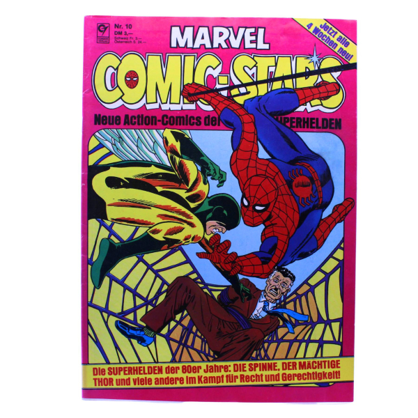 Marvel Comic Stars Nr. 10 (1981) | Thor & Spider-Man | Debüt der Menschlichen Fliege | Condor Verlag